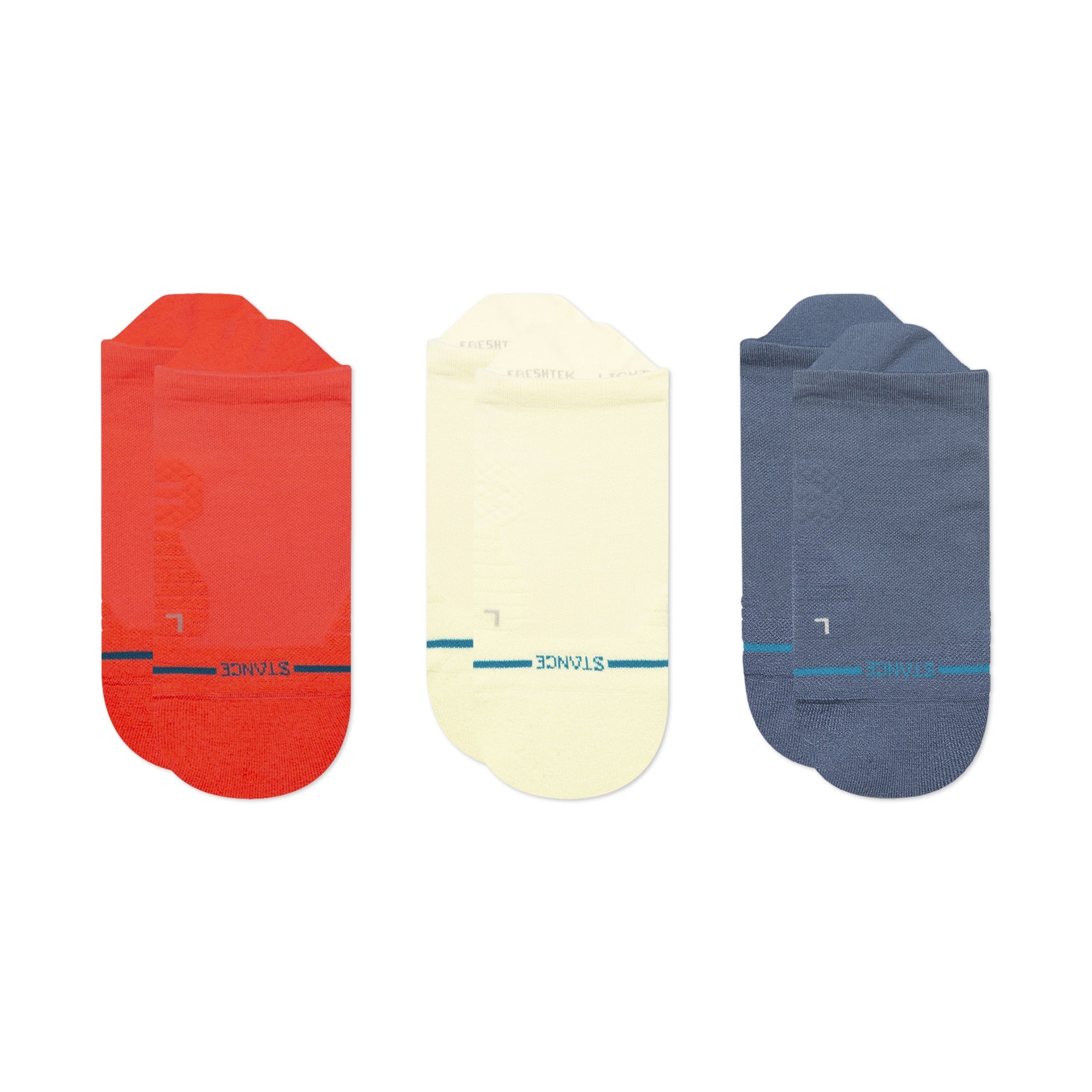 Stance Run Light Tab Sock 3 Pack Coral