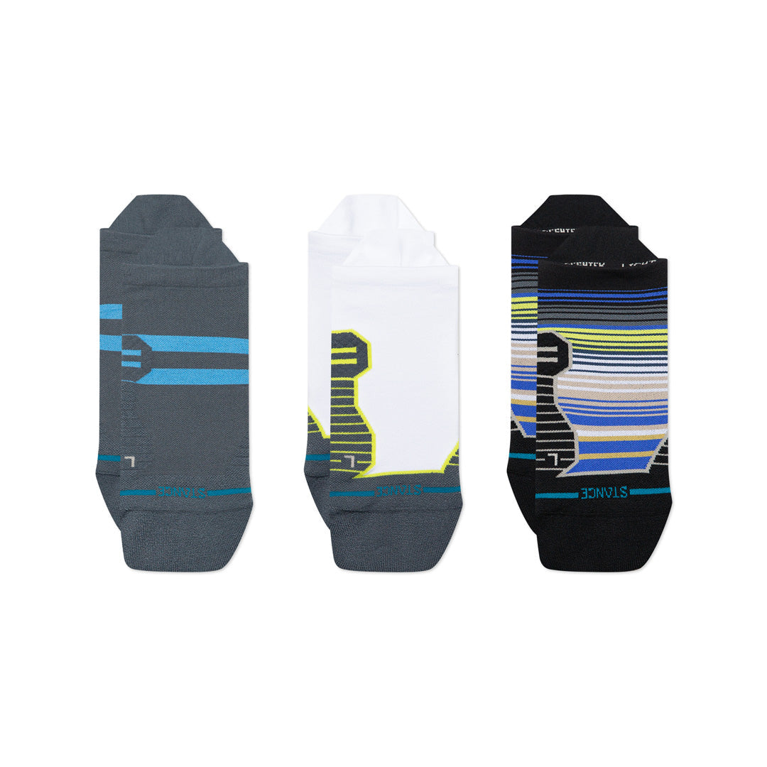 Stance Stripe Light Tab Sock 3 Pak Multi