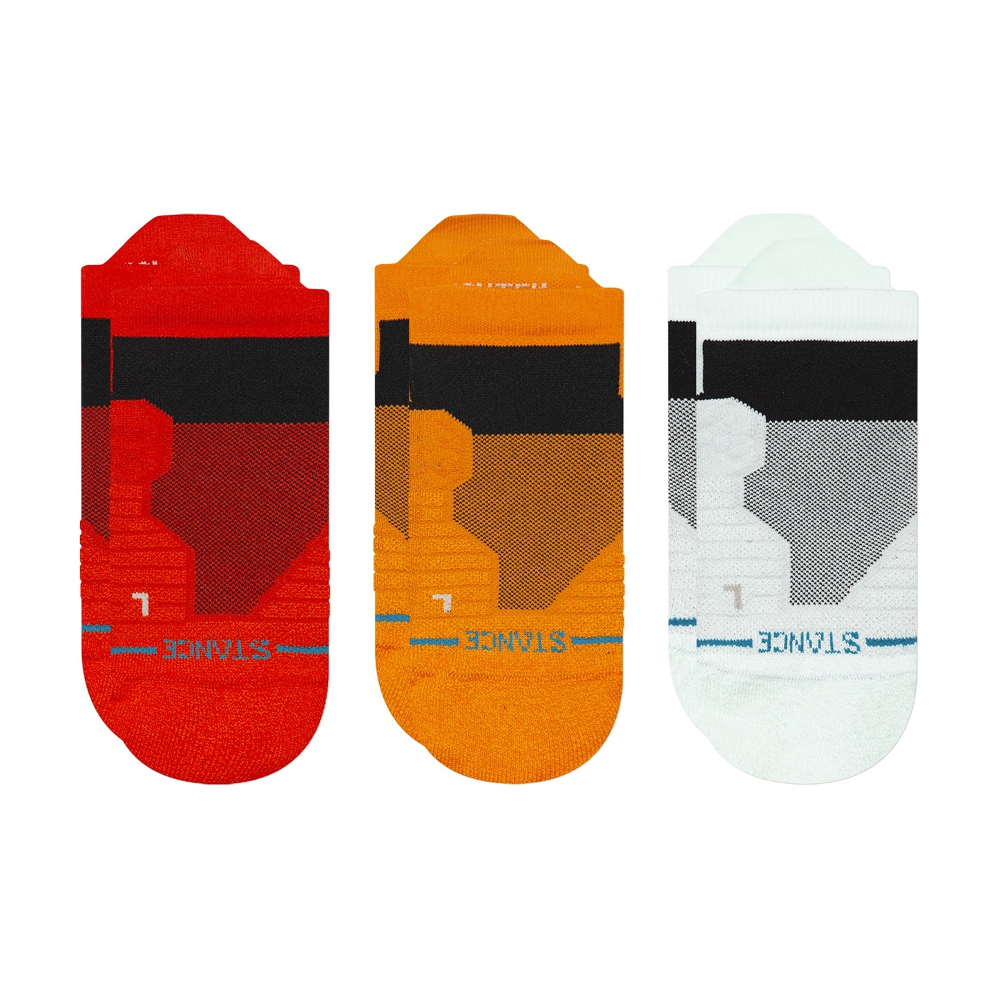 Stance Box Checked Mid Tab Sock 3 Pack Multi