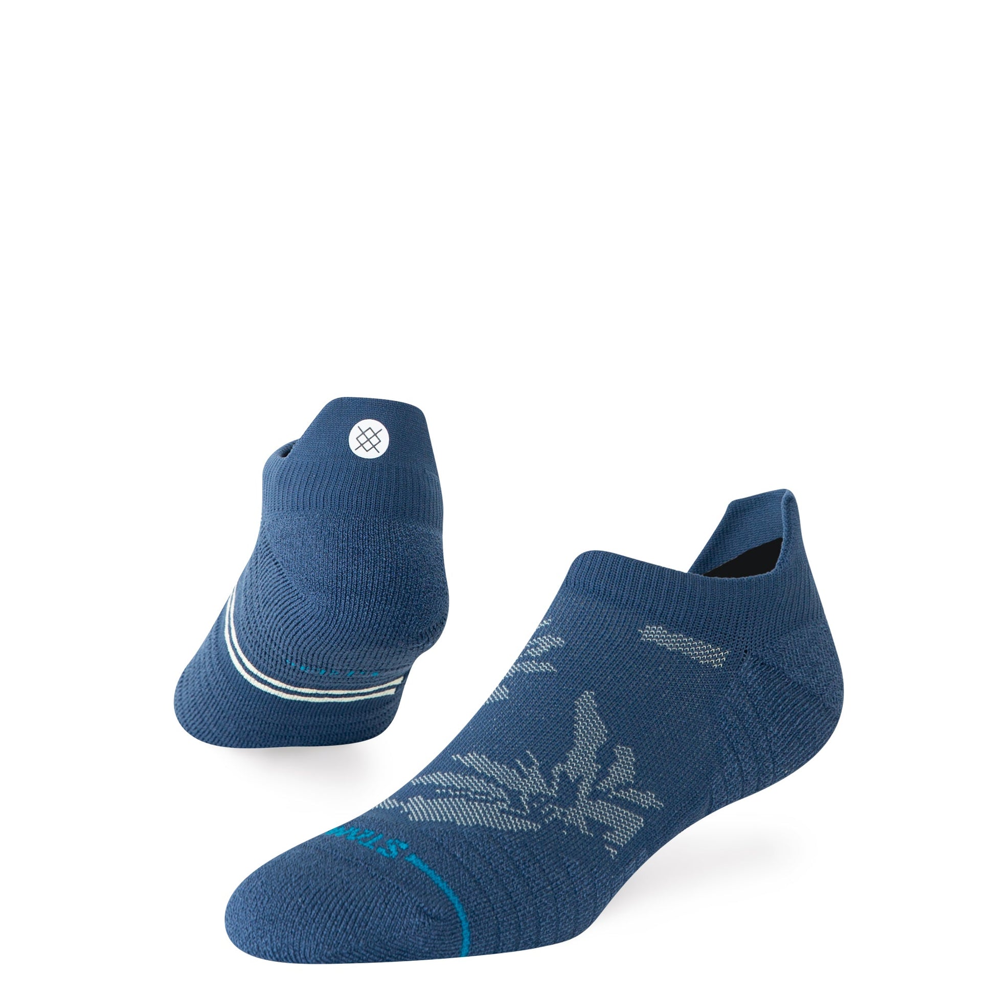 Stance Flora Scan Mid Tab Sock Deep Teal