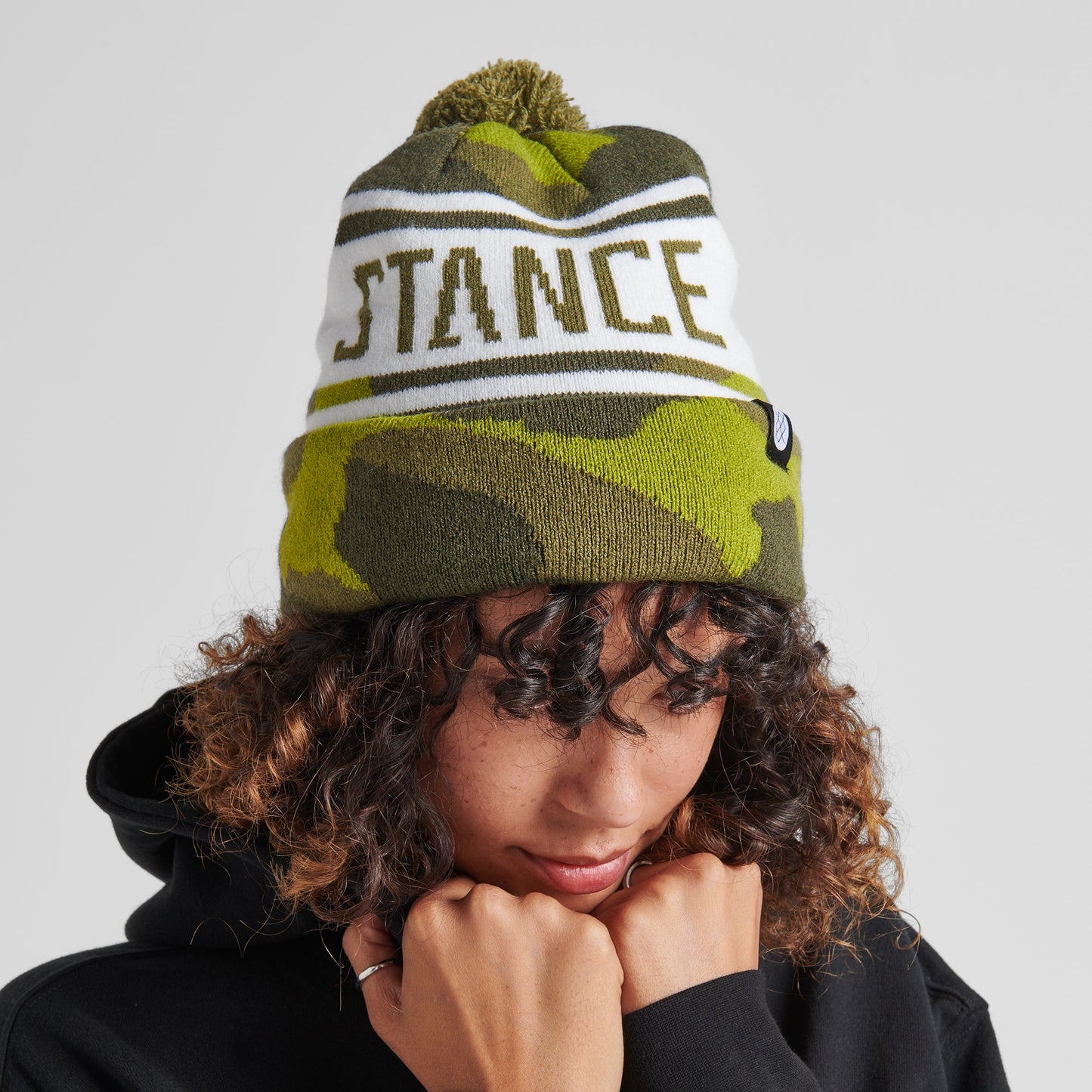 Stance OG Pom Beanie Camo |model