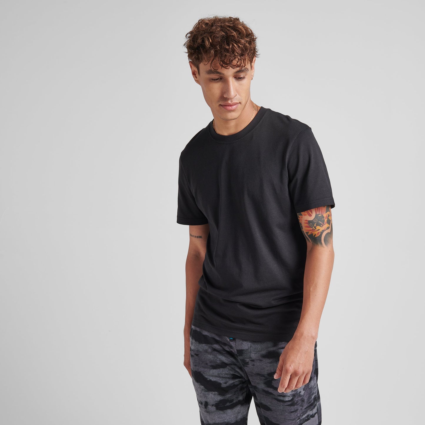 Stance Standard Crew Tee Black |model