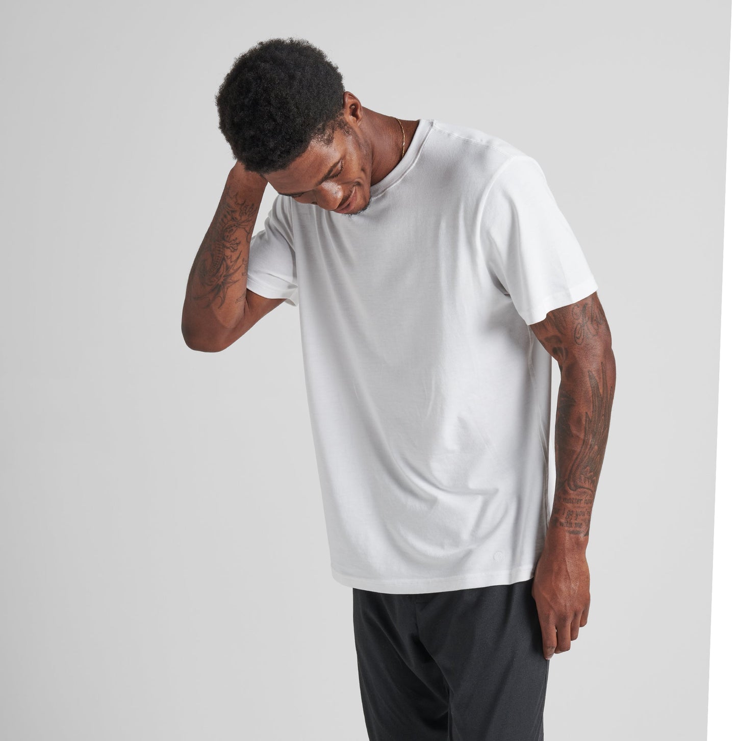 Stance Standard Crew Tee White |model