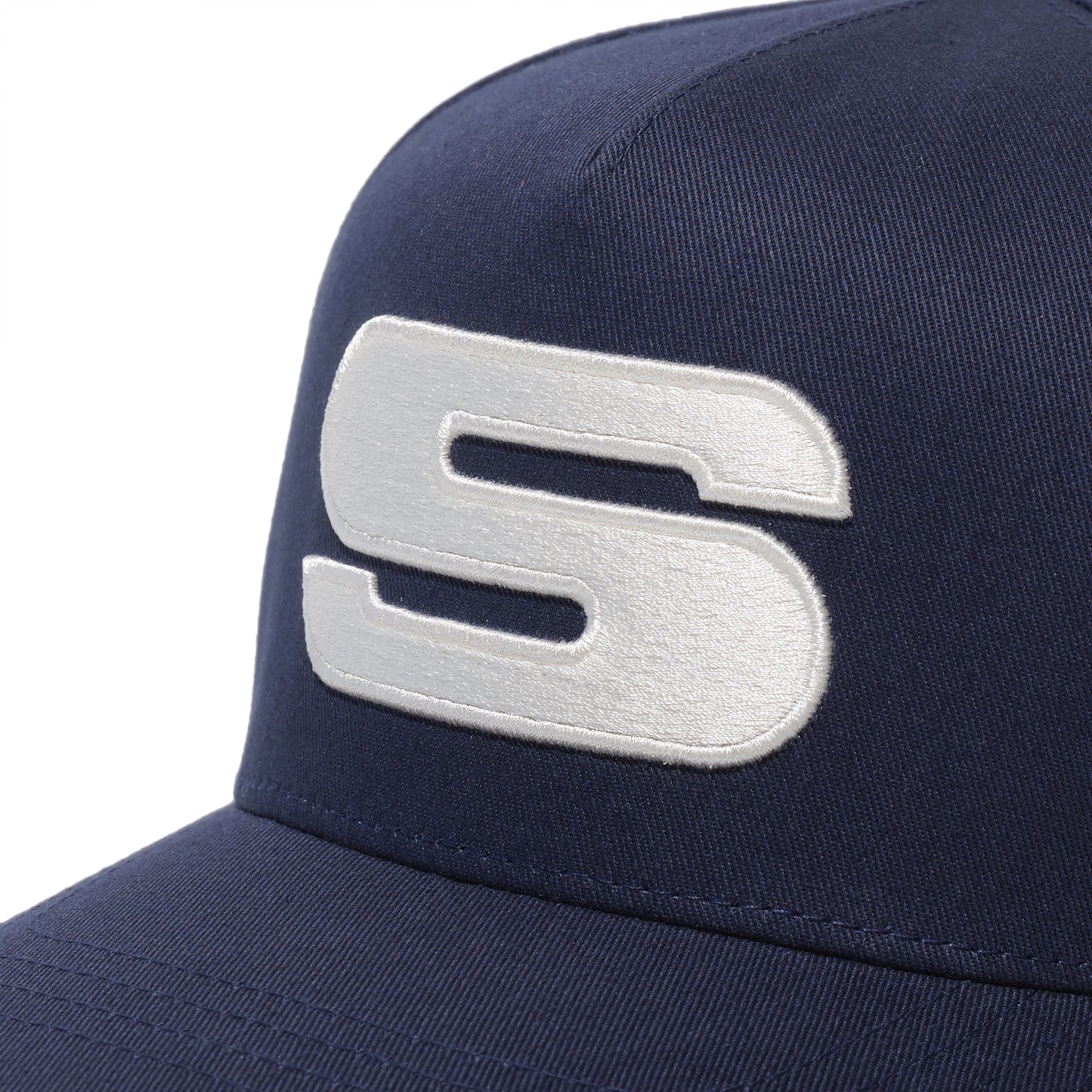 Stance Icon Snapback Hat White Navy