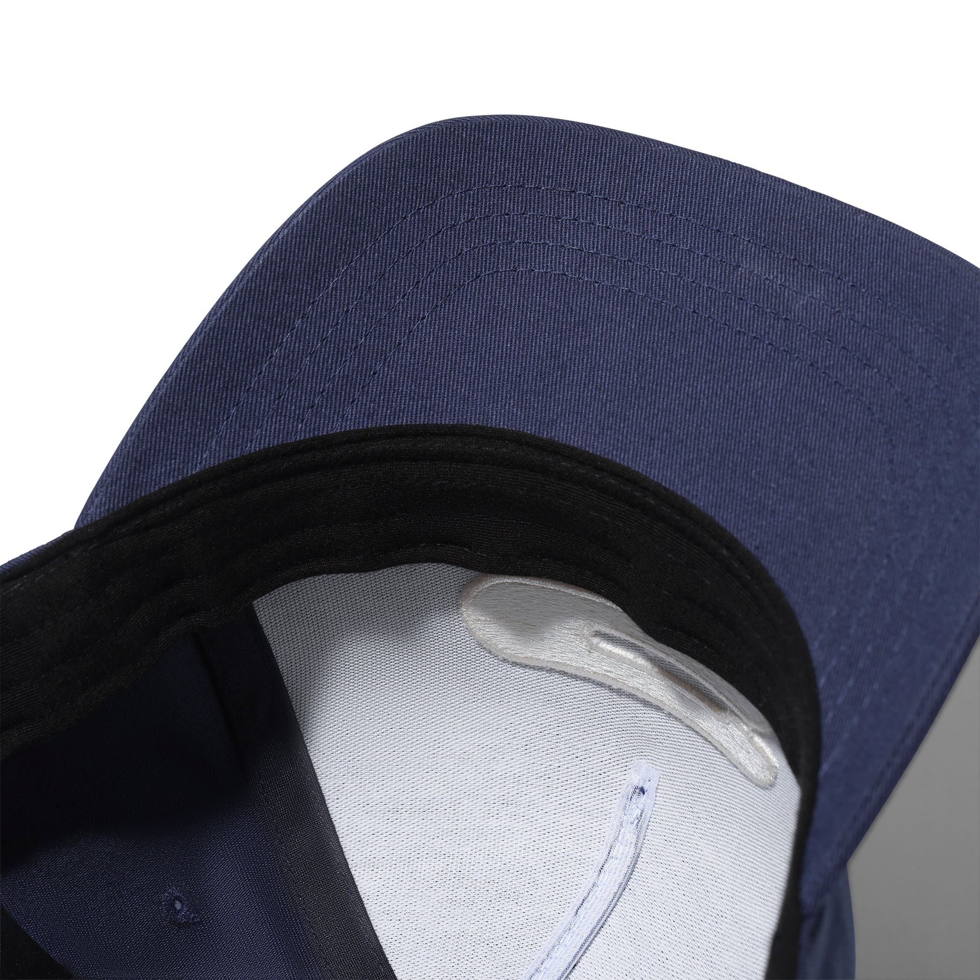 Stance Icon Snapback Hat White Navy