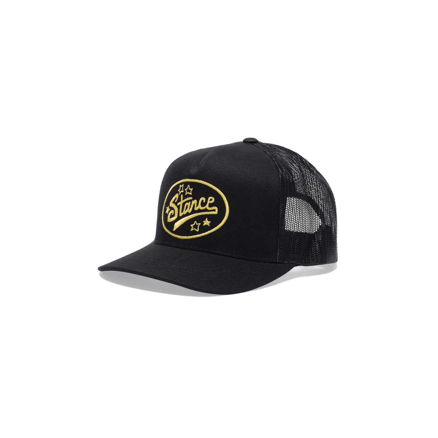 Stance Icon Trucker Hat Black Yellow