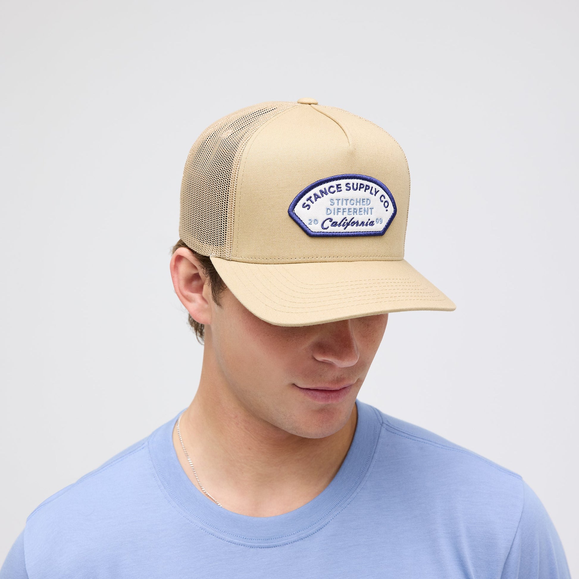 Stance Icon Trucker Hat Khaki