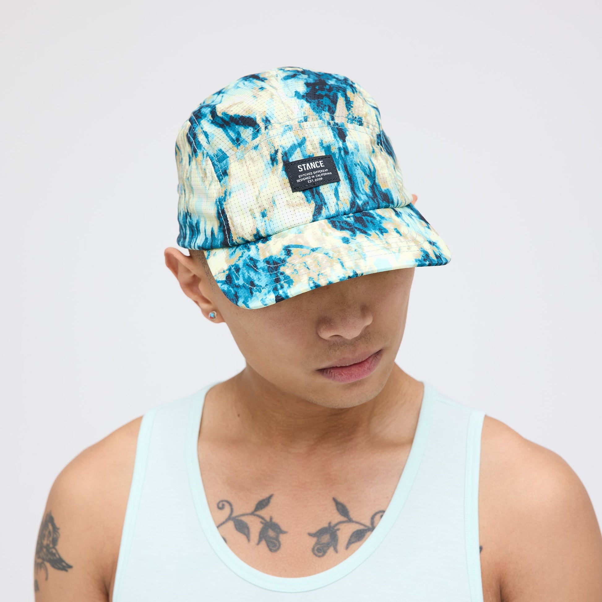 Stance Kinetic Adjustable Ripstop Cap Teal Camo