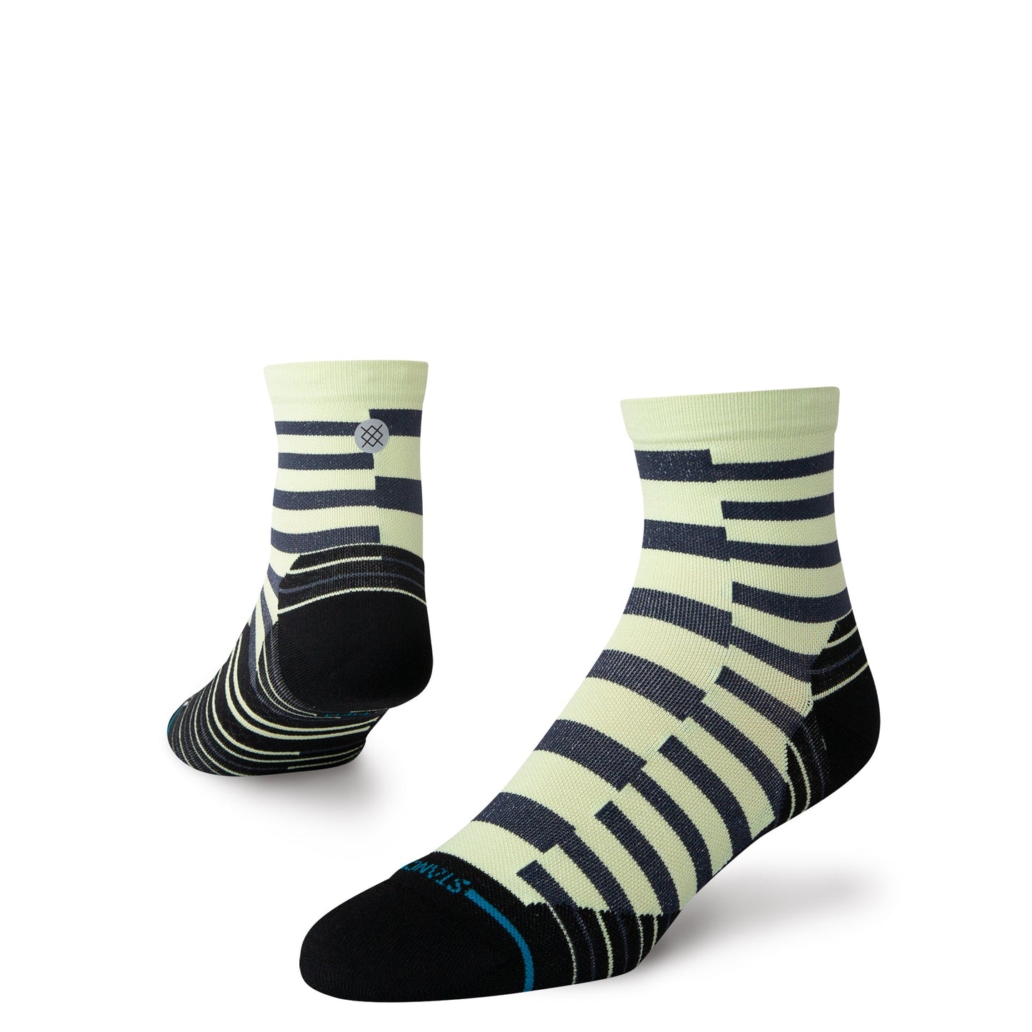 Stance Staggered Ultra Light Quarter Sock Black