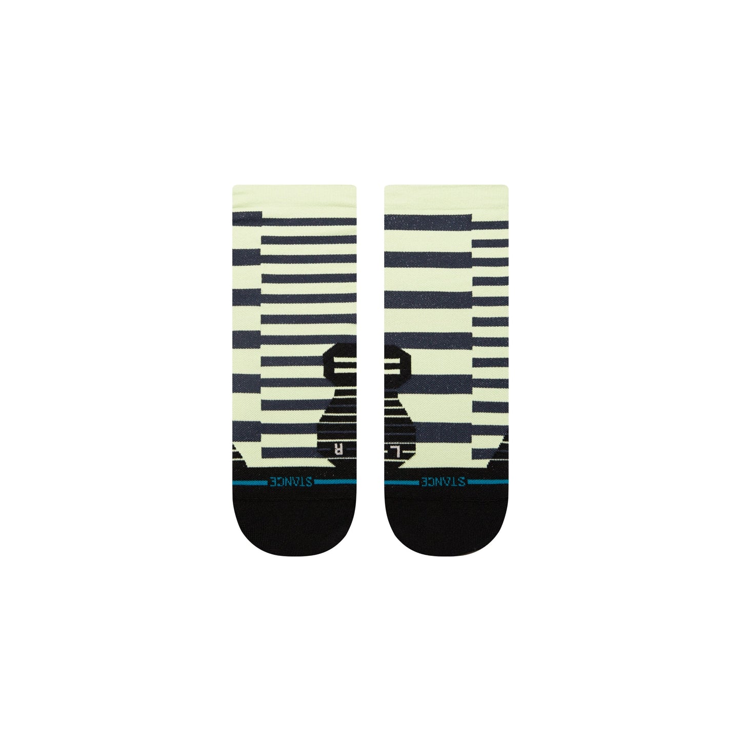 Stance Staggered Ultra Light Quarter Sock Black