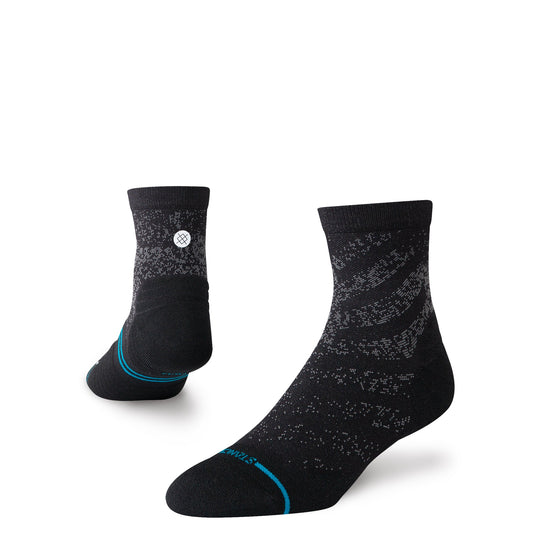 Stance Run Light Quarter Sock Black