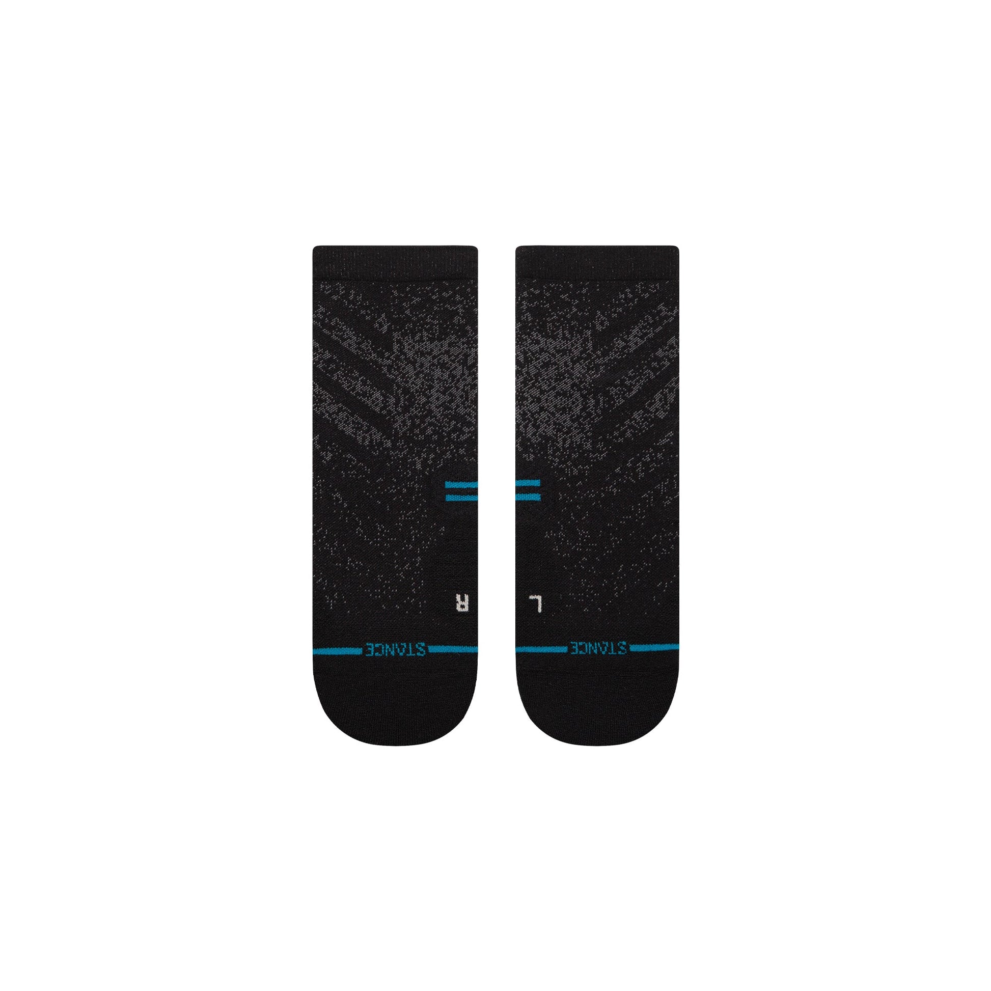 Stance Run Light Quarter Sock Black