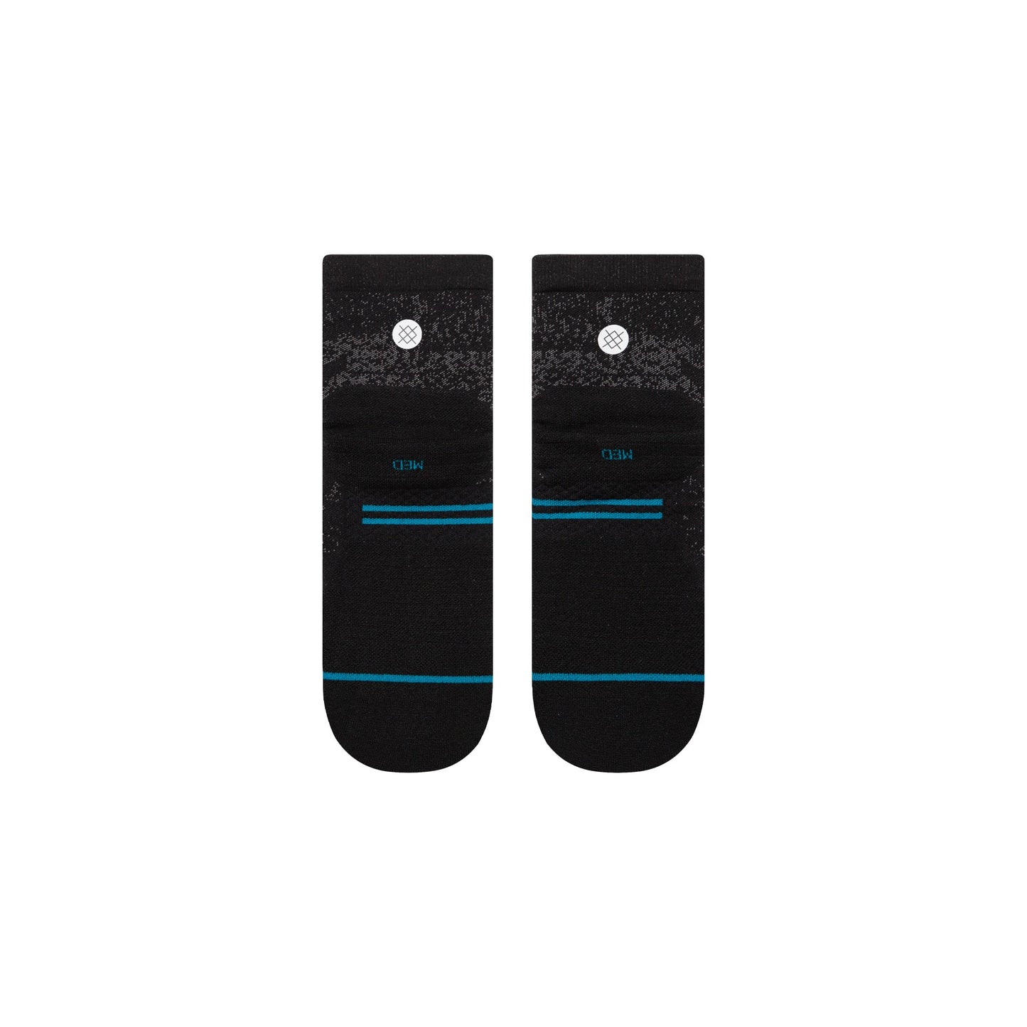 Stance Run Light Quarter Sock Black