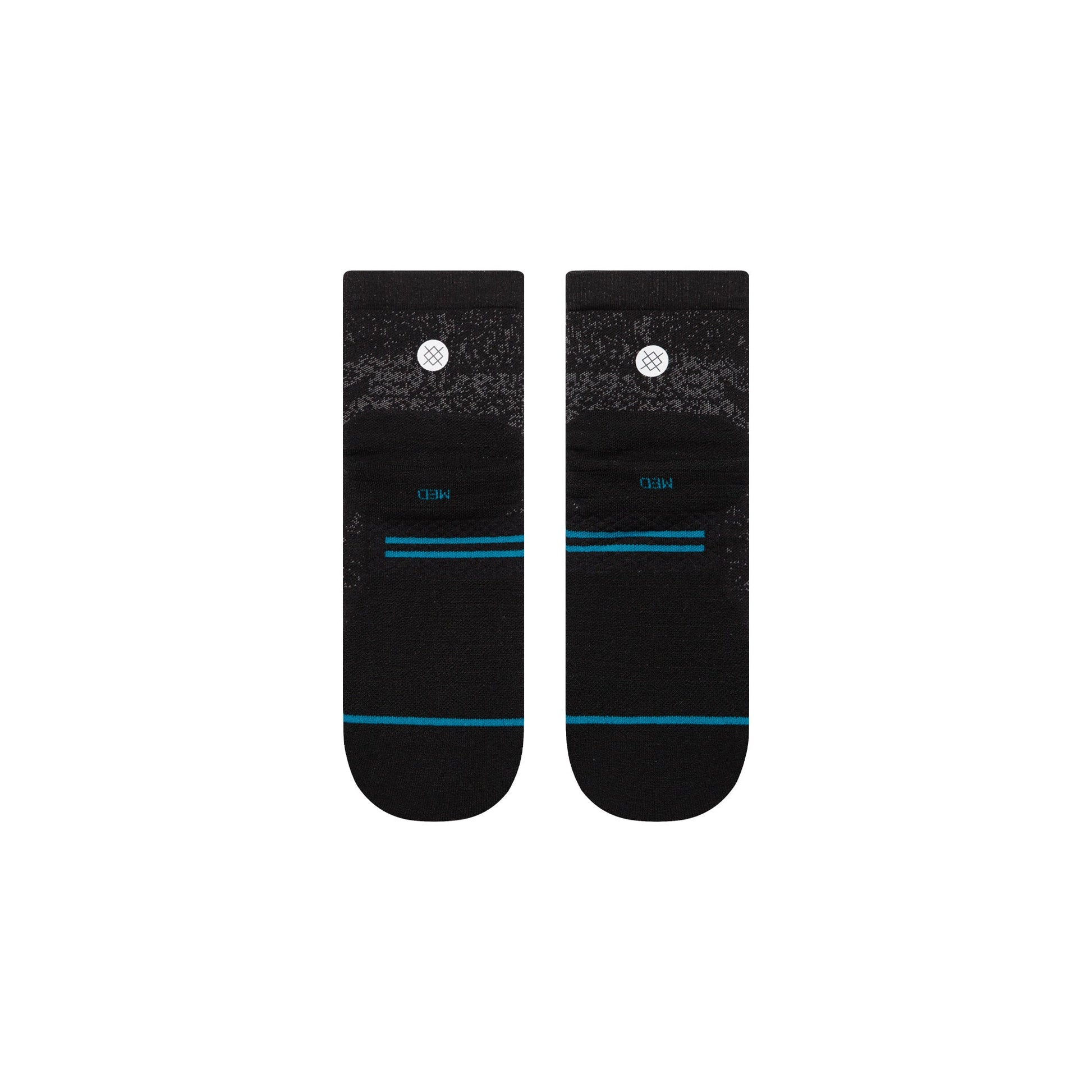 Stance Run Light Quarter Sock Black