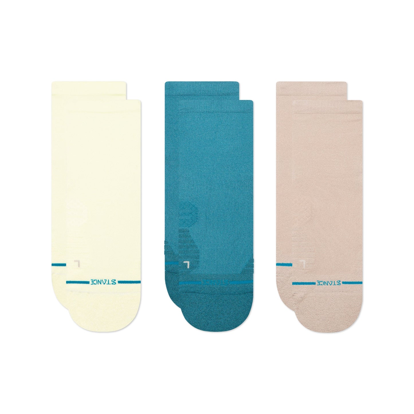 Stance Butter Light Quarter Sock 3 Pack Butter