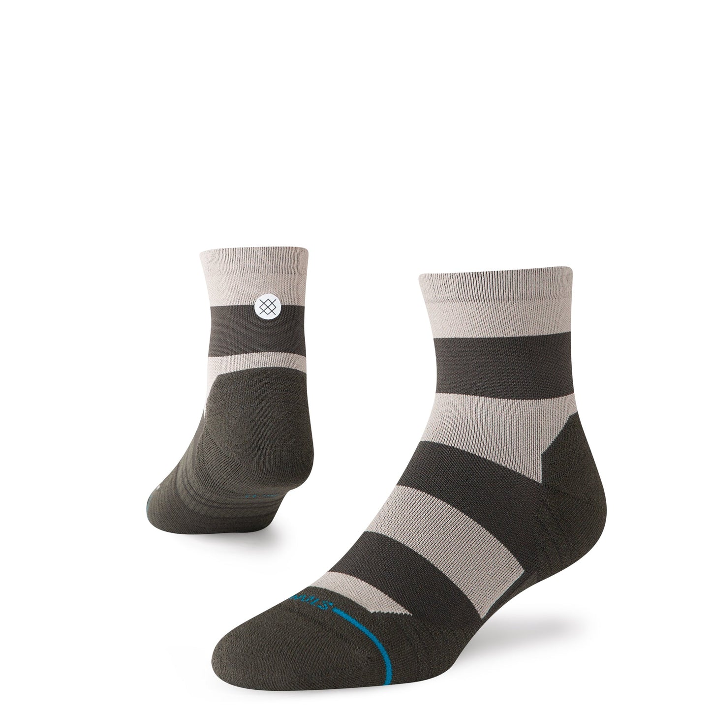 Stance Stack It Up Light Quarter Sock Washed Black