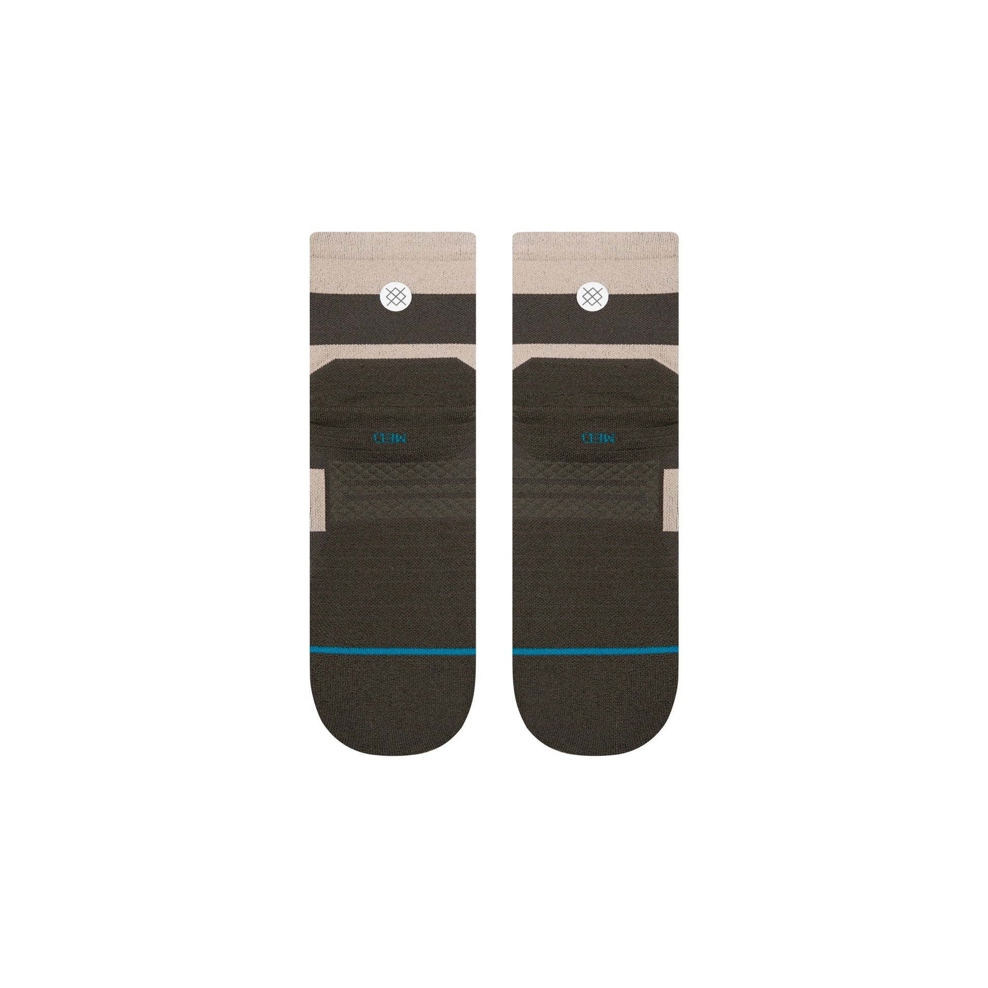 Stance Stack It Up Light Quarter Sock Washed Black