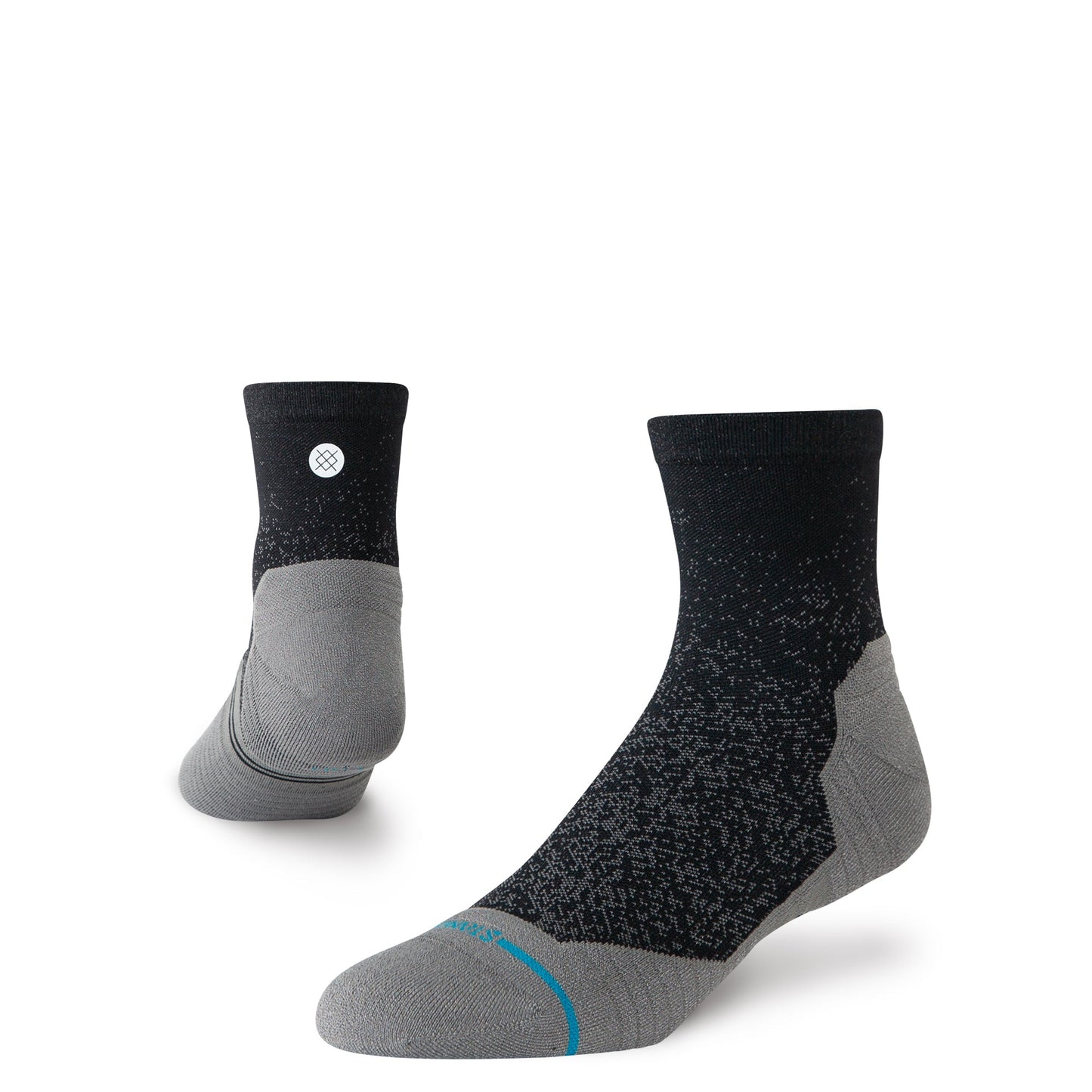 Stance Powder Split Light Quarter Sock Black