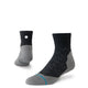 Stance Powder Split Light Quarter Sock Black