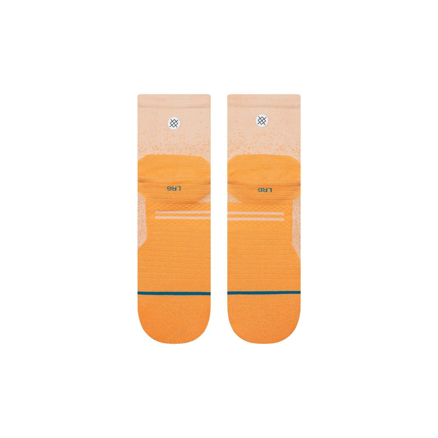 Stance Powder Split Light Quarter Sock Mango