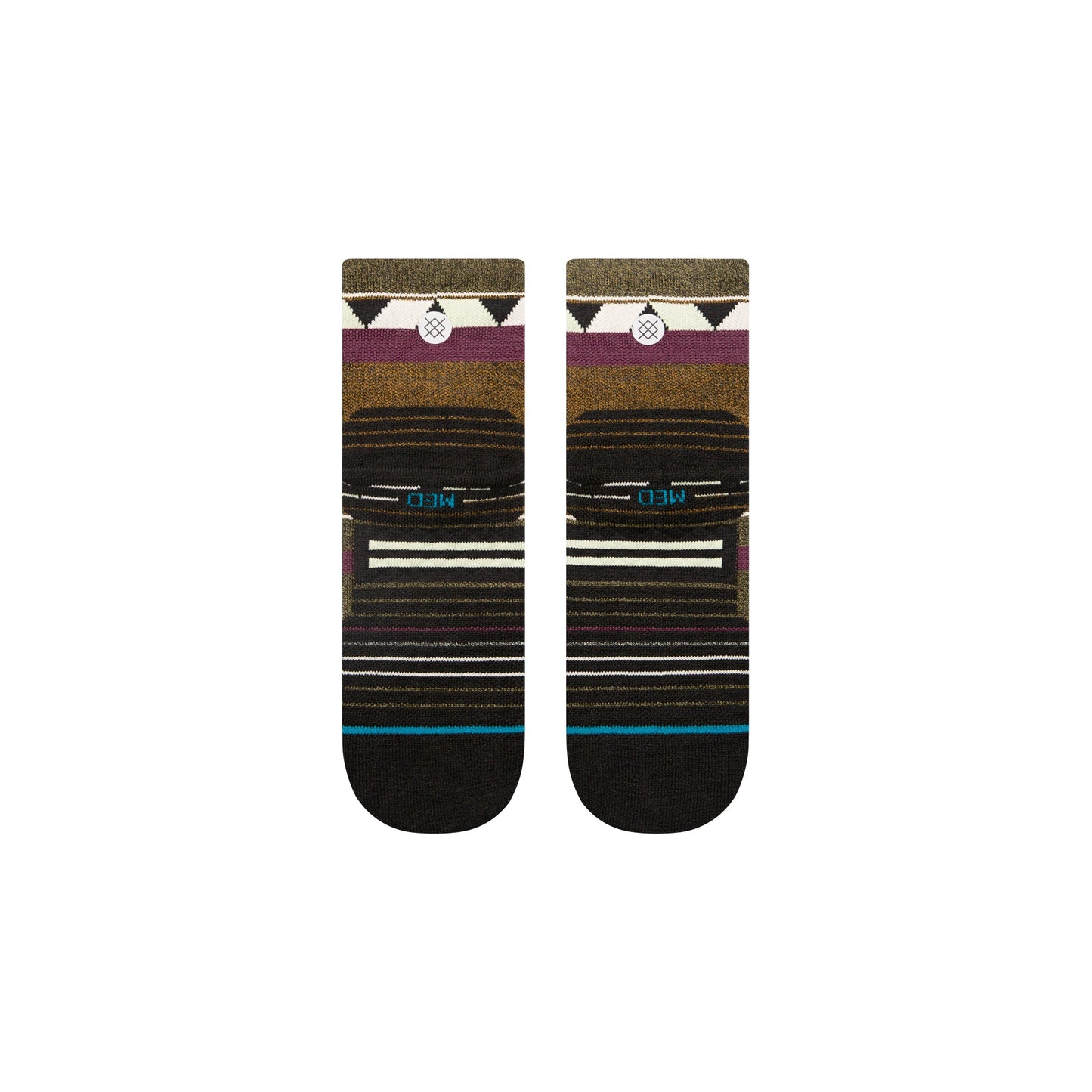 Stance Climbers Mid Wool Quarter Sock Green