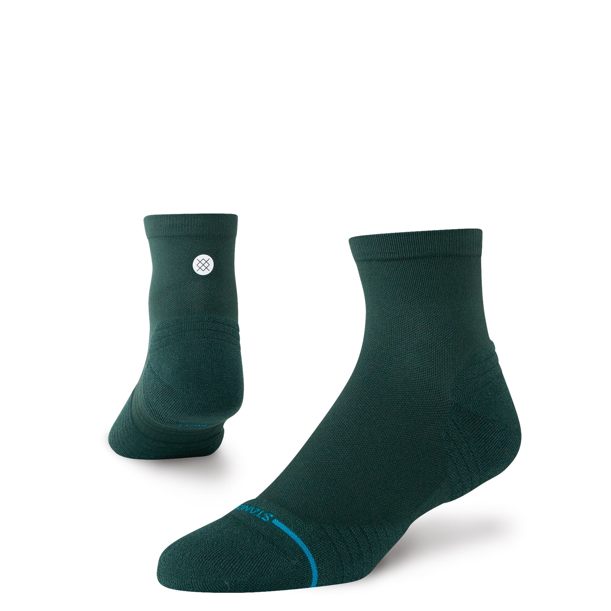 Stance Run Light Quarter Sock Pine