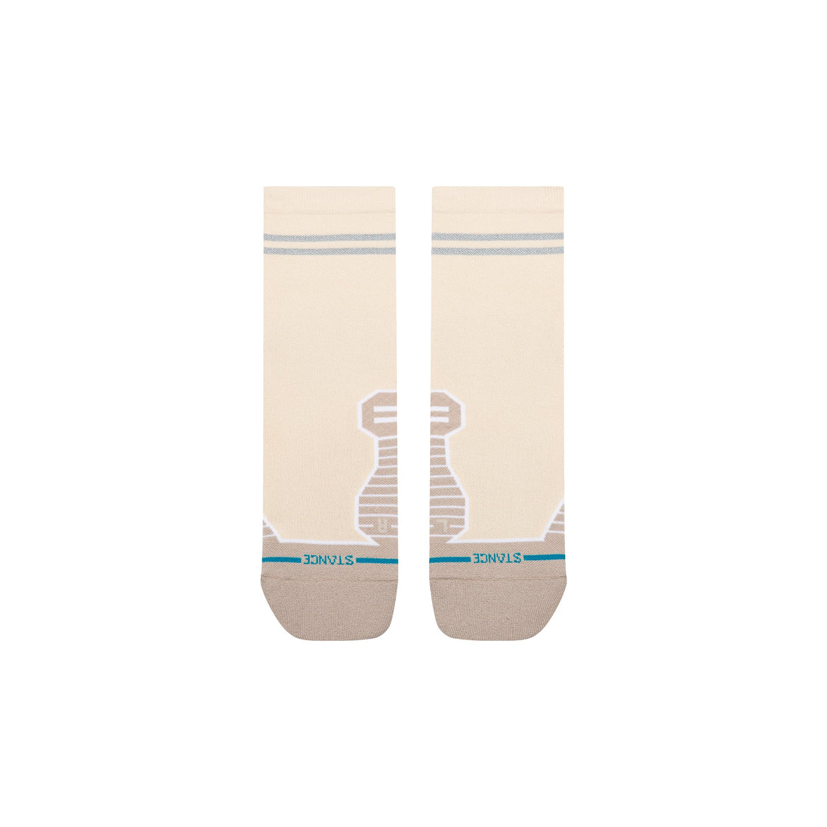 Stance | Reflector Light Quarter Sock Croissant