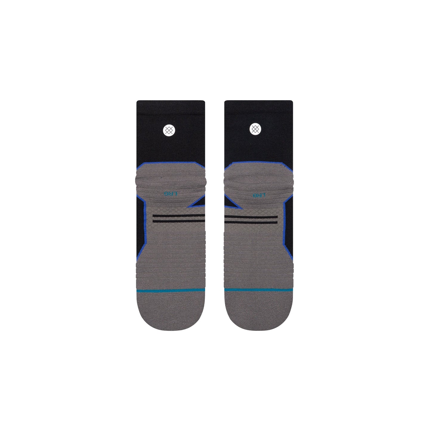 CONTRAST SEAM LIGHT QUARTER SOCK