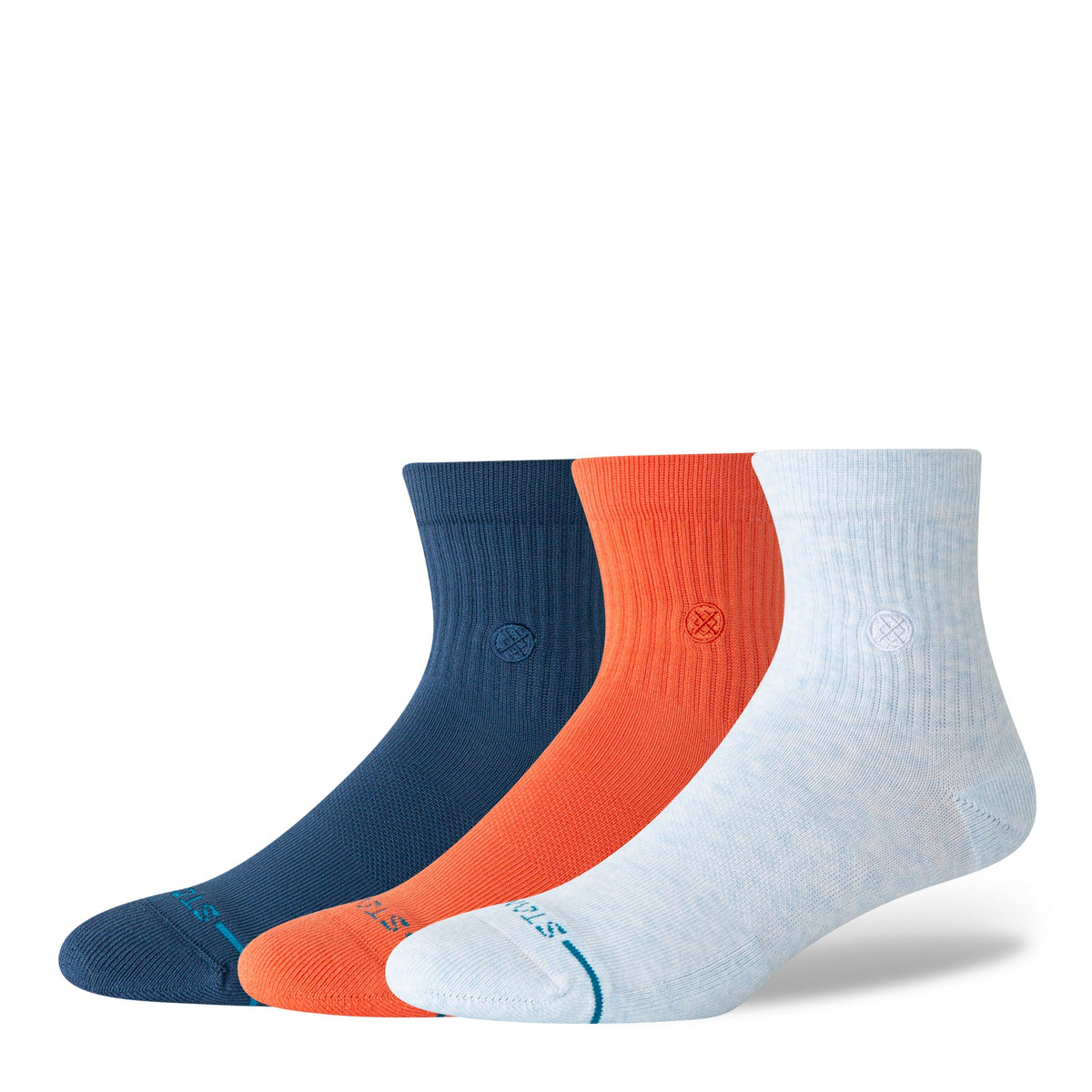 Stance | Icon Quarter Sock 3 Pack Mist