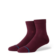 Icon Quarter Sock Wine