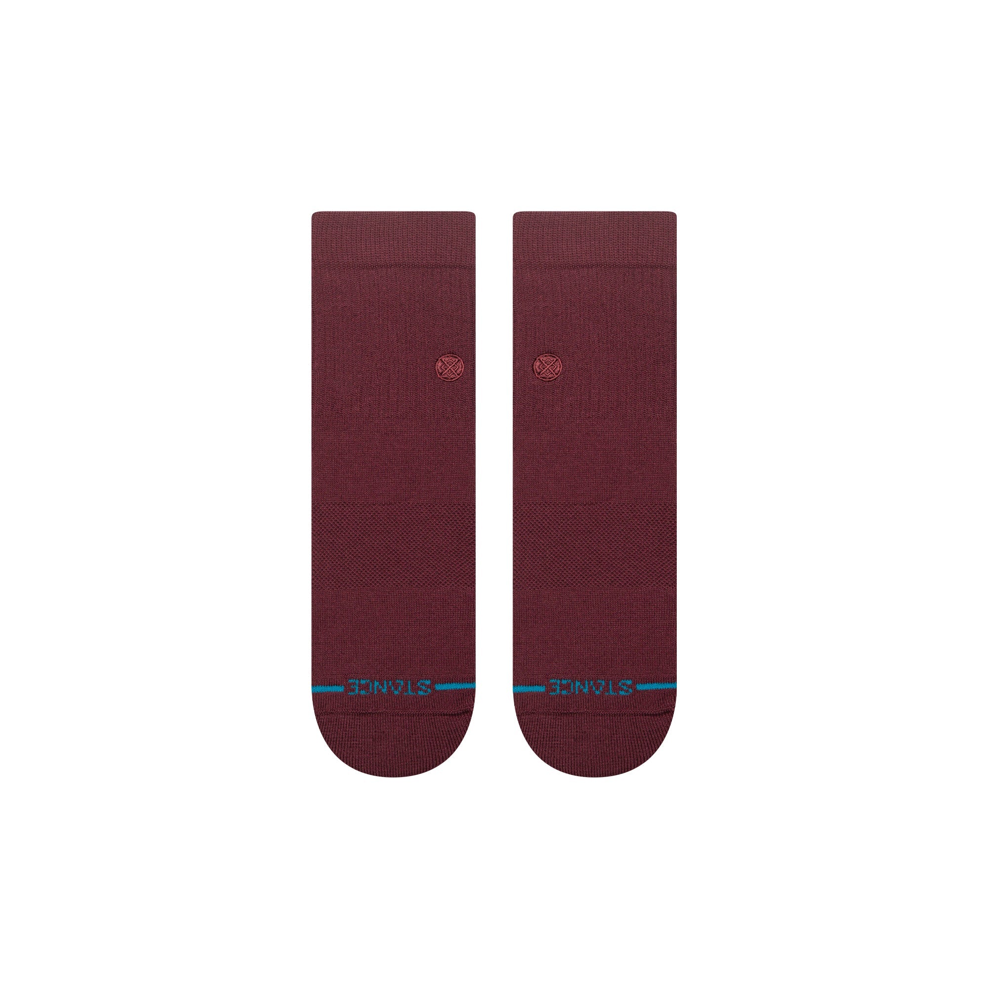 Icon Quarter Sock Wine