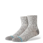 Stance Slub Quarter Sock Grey