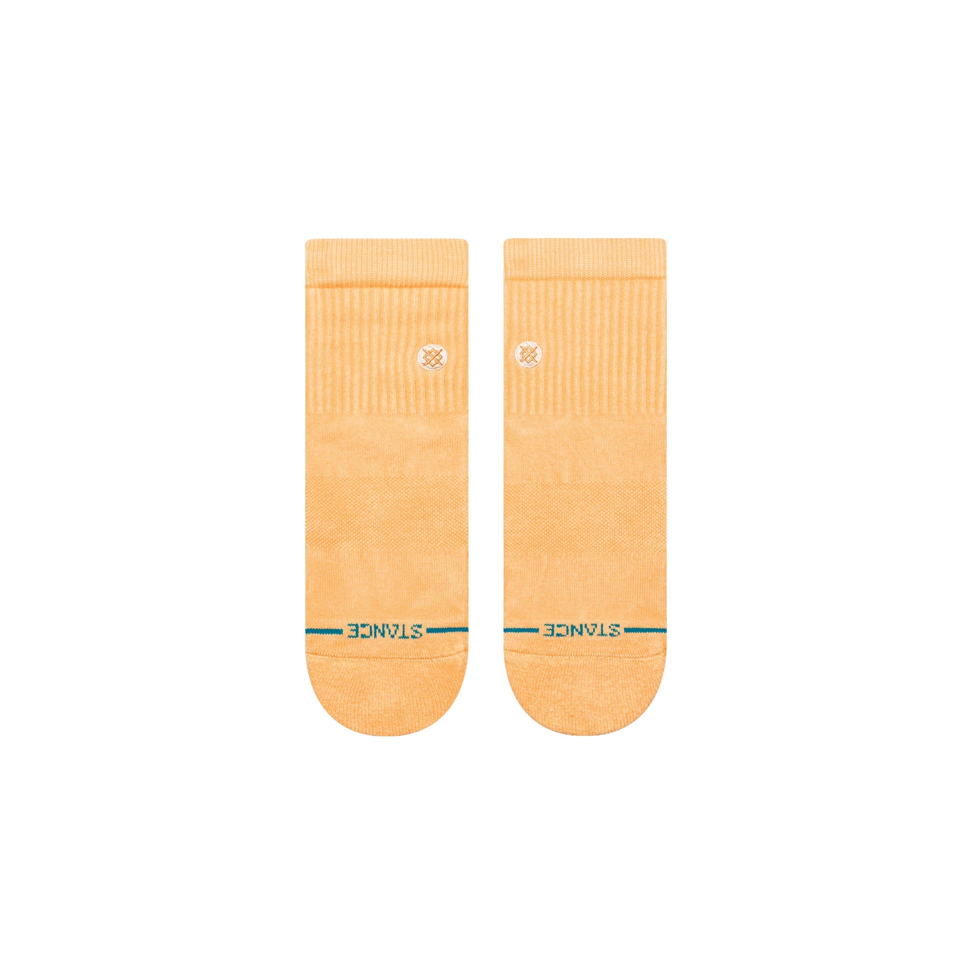 Stance Icon Washed Quarter Sock Peach