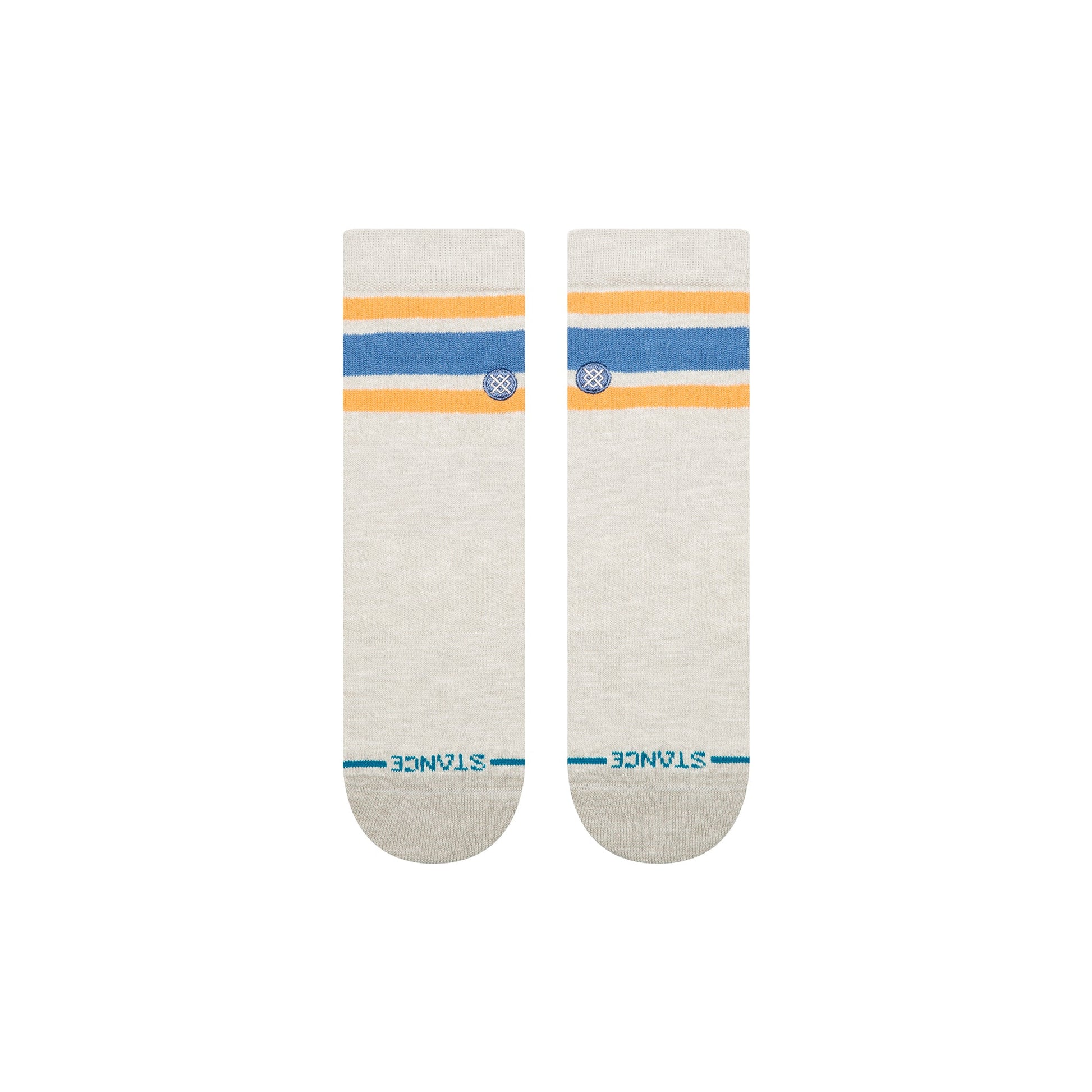 Stance Slub Boyd Quarter Sock - Heather Grey