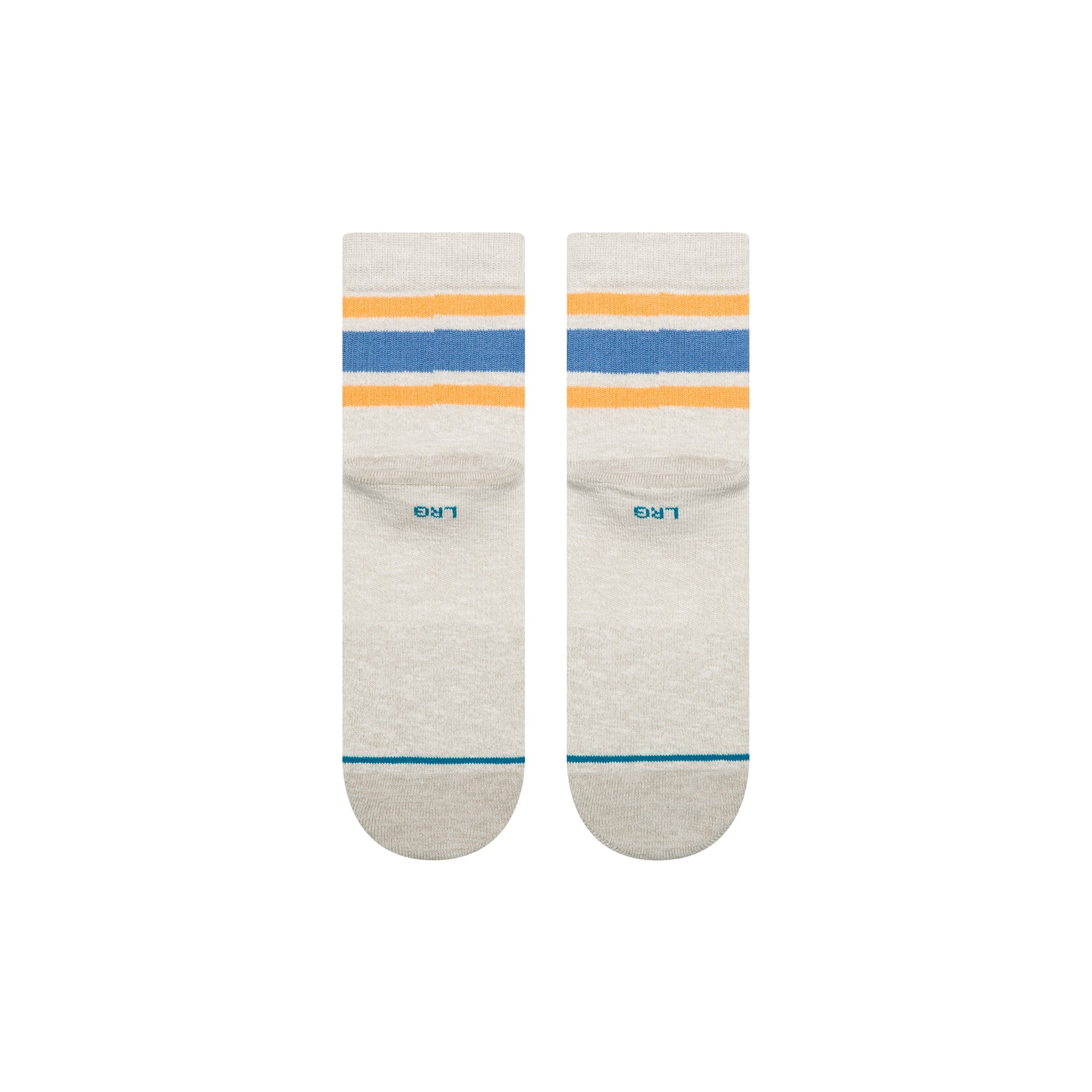 Stance Slub Boyd Quarter Sock - Heather Grey