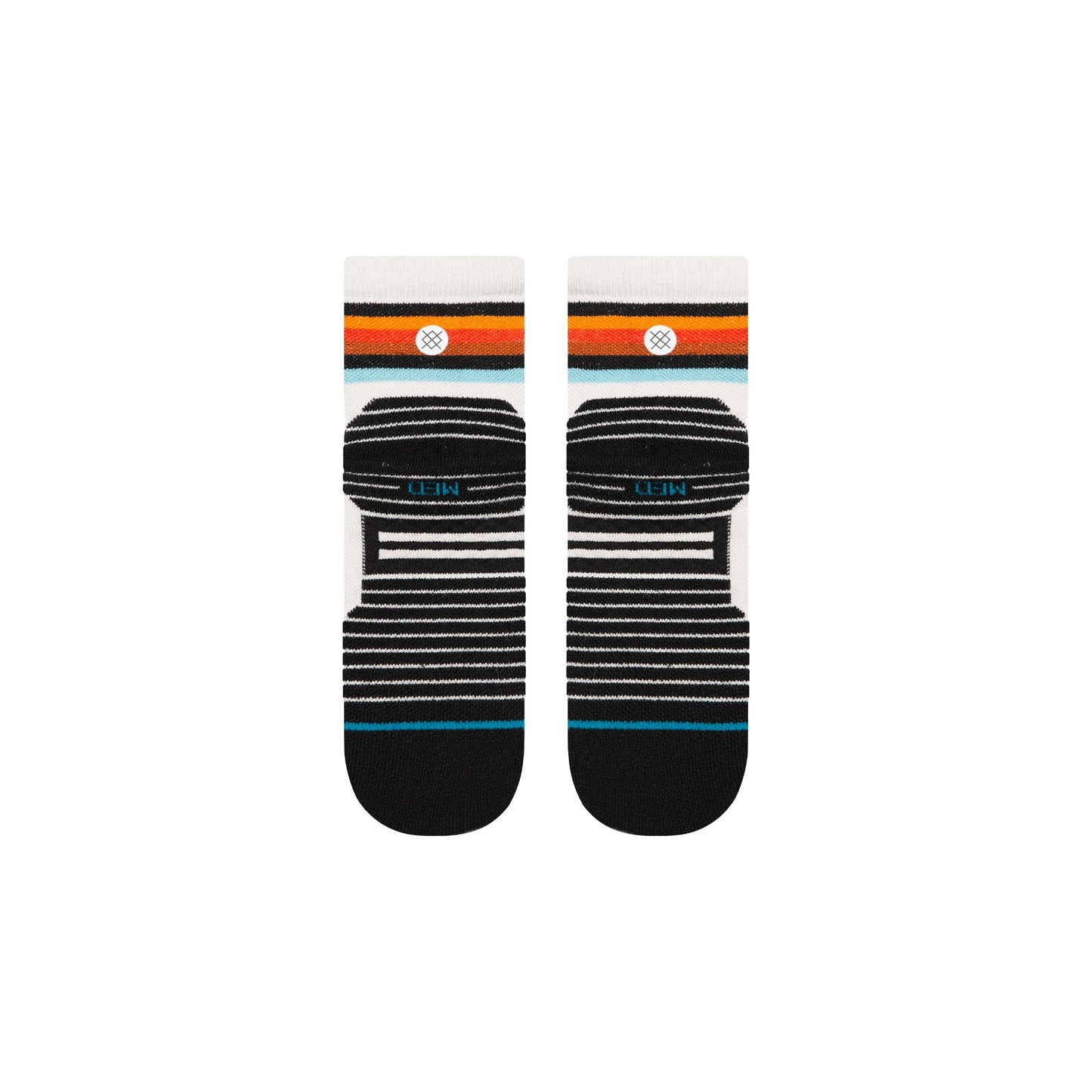 Stance Vindicated Mid Wool Quarter Sock Light Heather