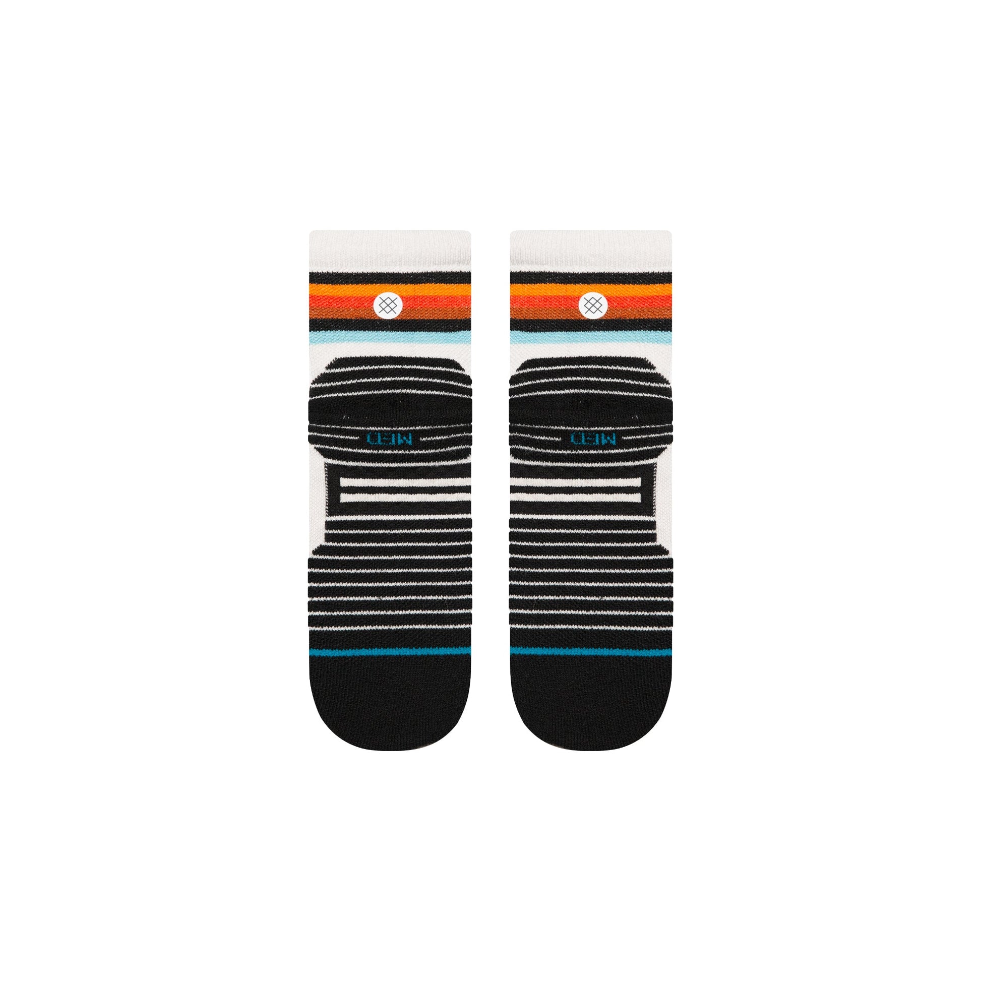 Stance Vindicated Mid Wool Quarter Sock Light Heather