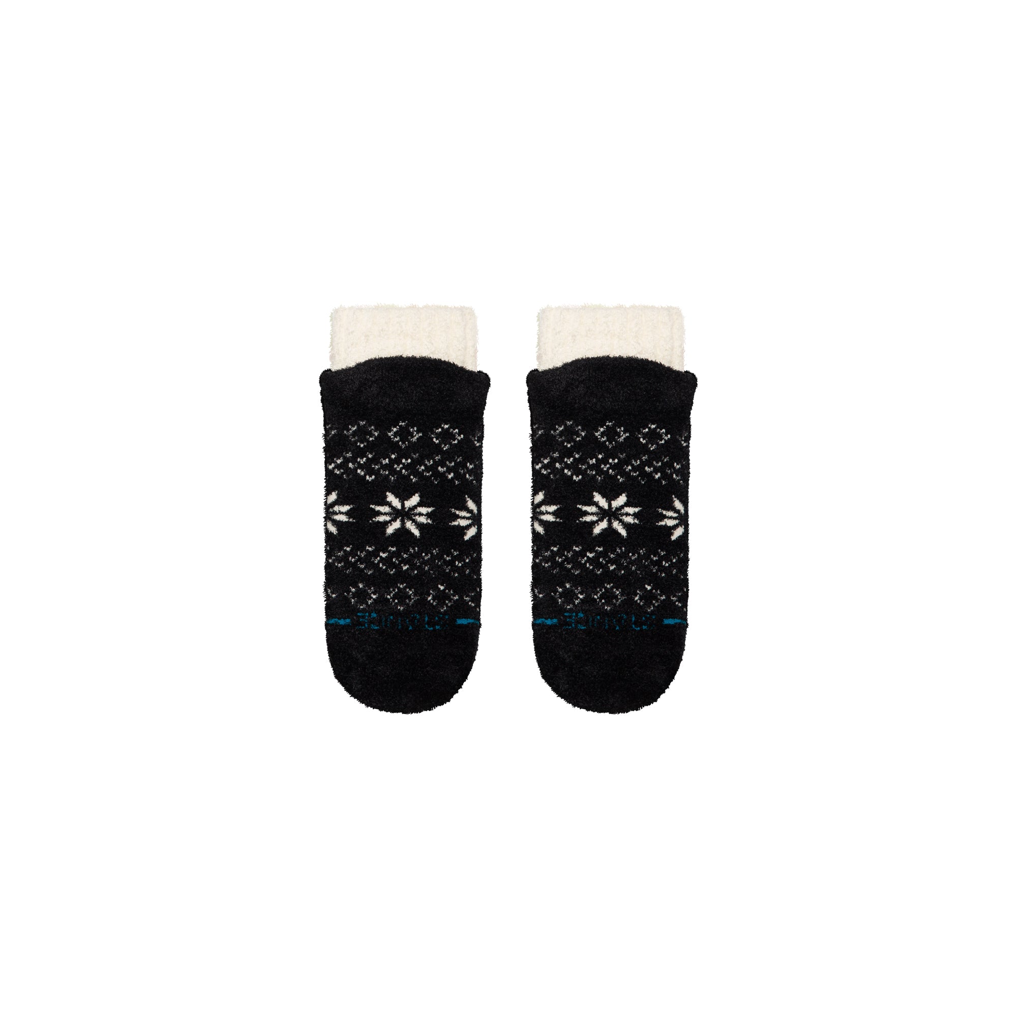 Stance Snowflake Cozy Slipper Sock Black