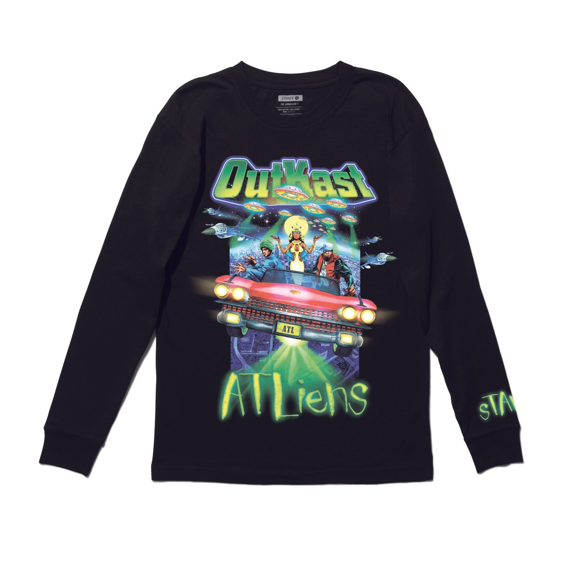 Stance Outkast Long Sleeve T-Shirt Black