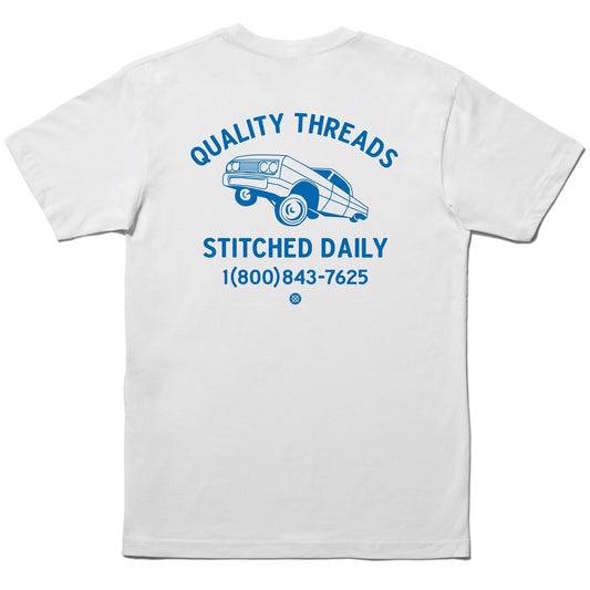 Stance Quality Threads Tee White