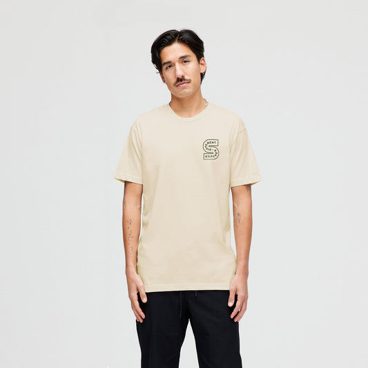 Stance Big S T-Shirt Vintage White |model