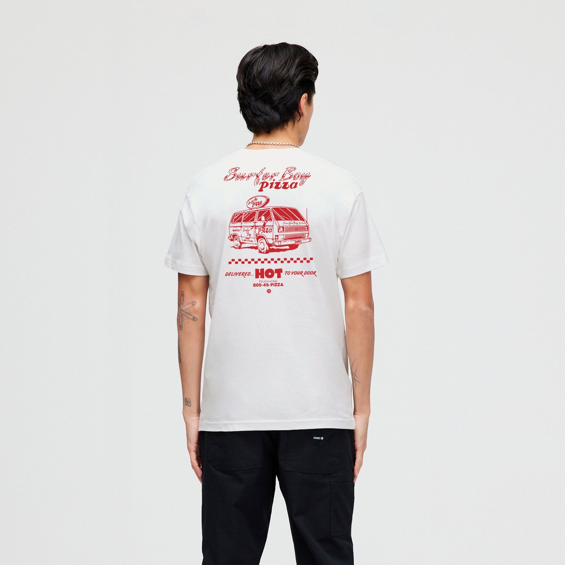 Stance Surfer Boy T-Shirt White |model