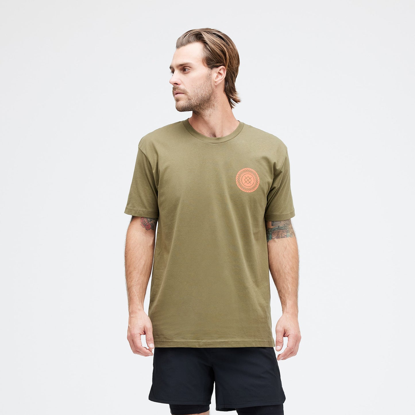 Stance Gyrate T-Shirt Military Green |model