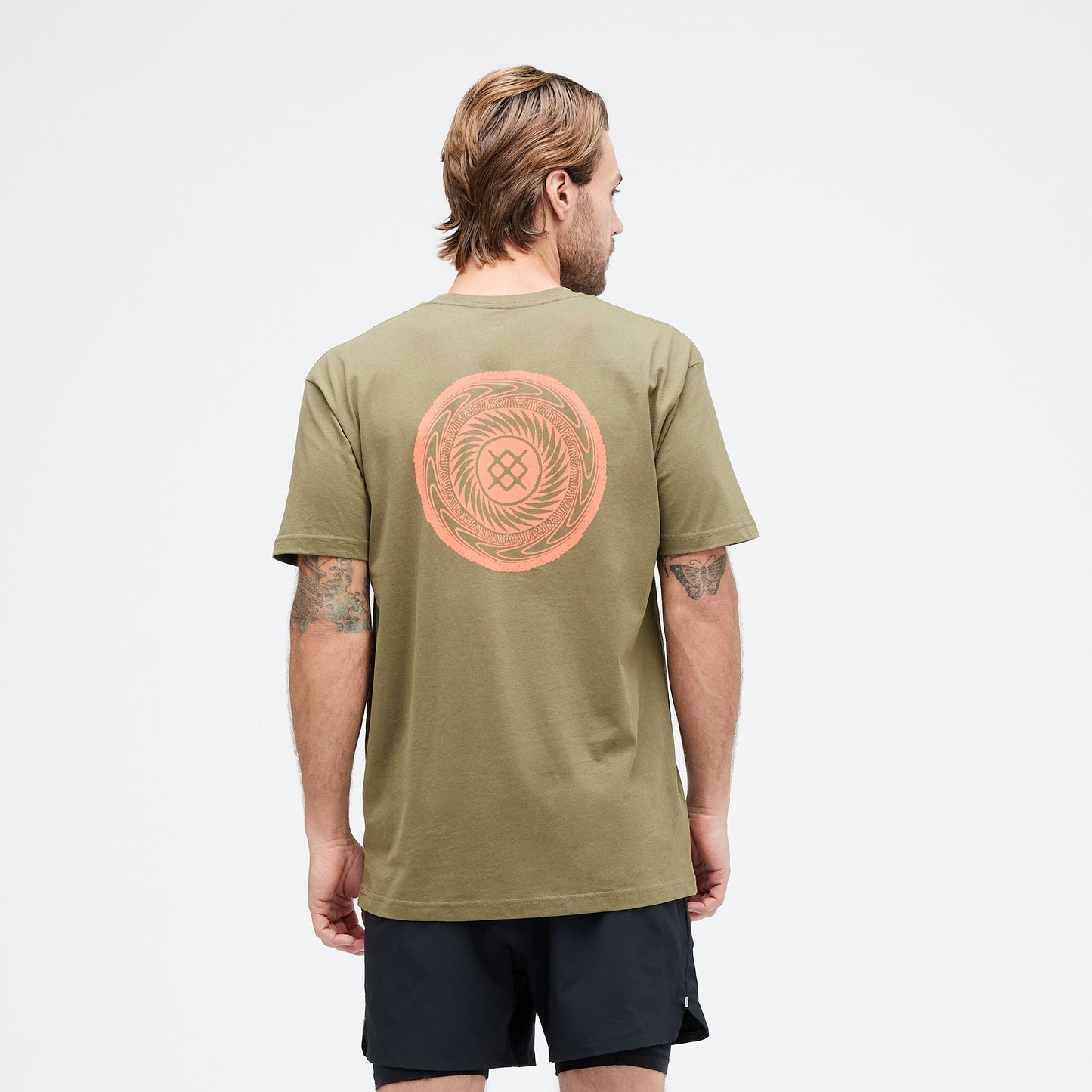 Stance Gyrate T-Shirt Military Green |model