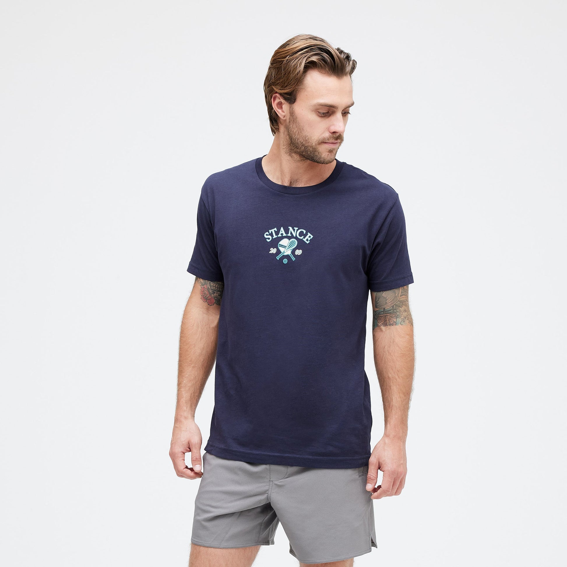 Stance Pickled T-Shirt Navy |model