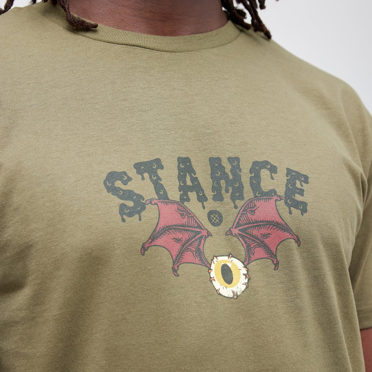 Stance See You T-Shirt Military Green |model