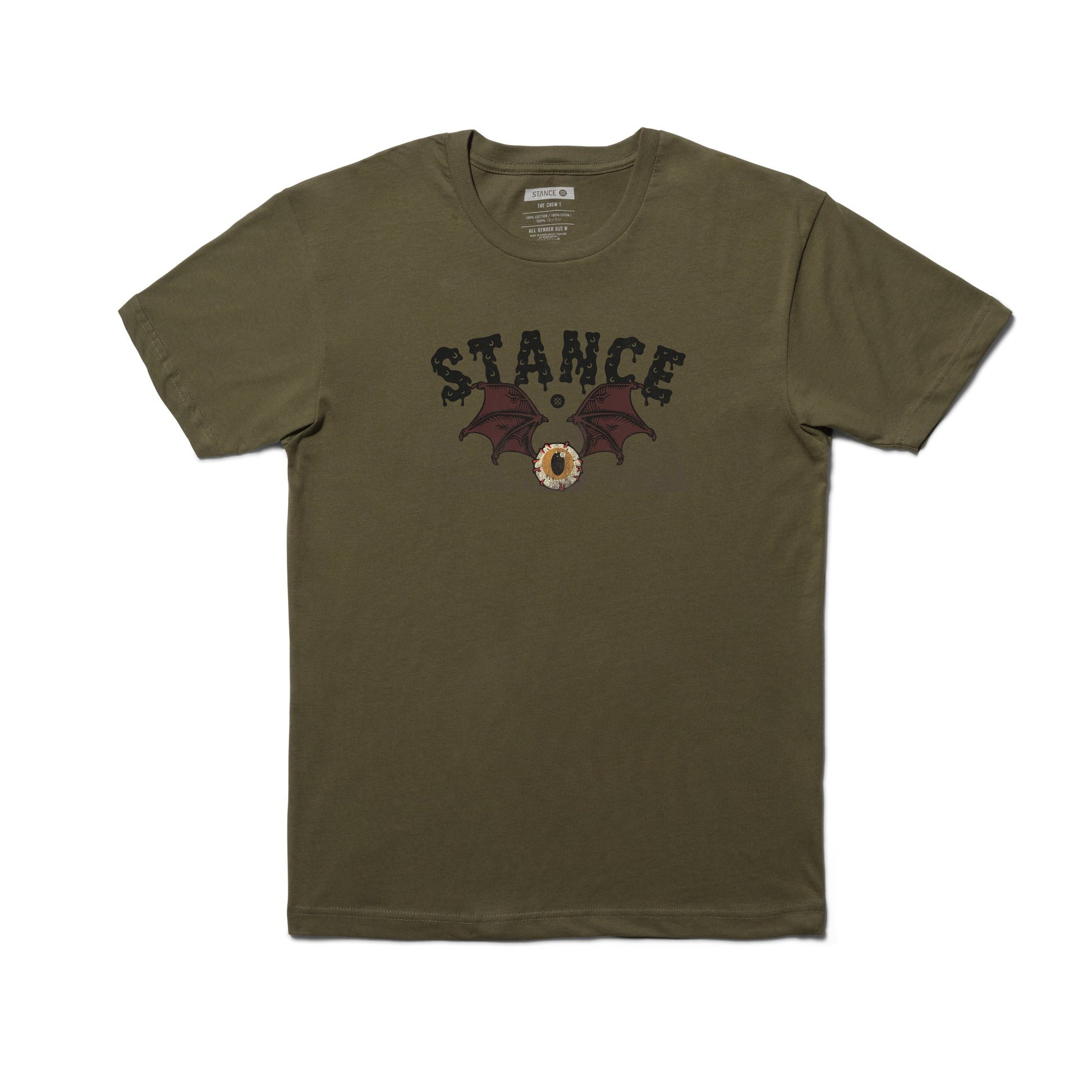 Stance See You T-Shirt Military Green