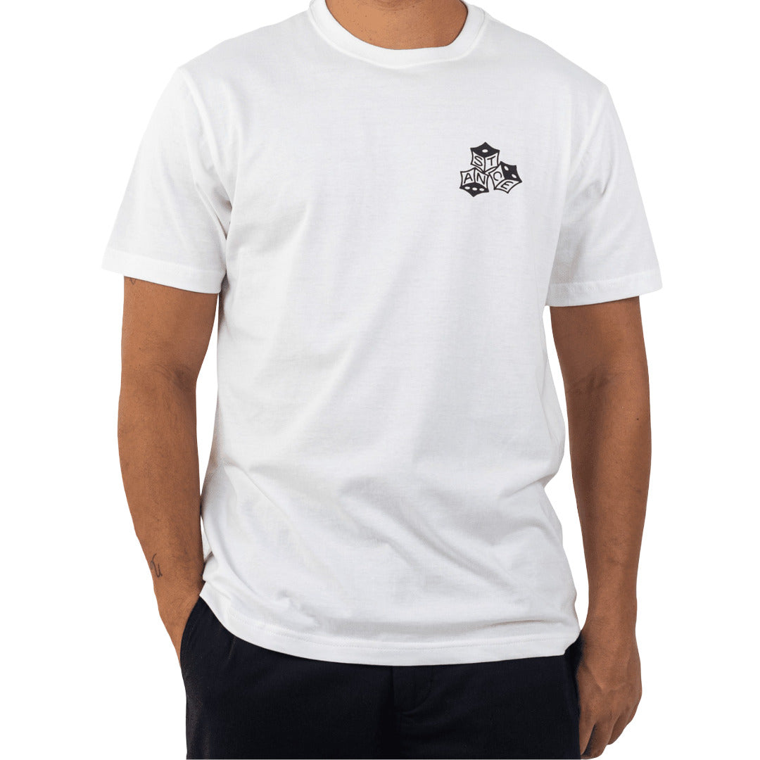 Stance High Roller T-Shirt White |model