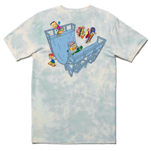 Stance Rocket Power T-Shirt Blue Dye