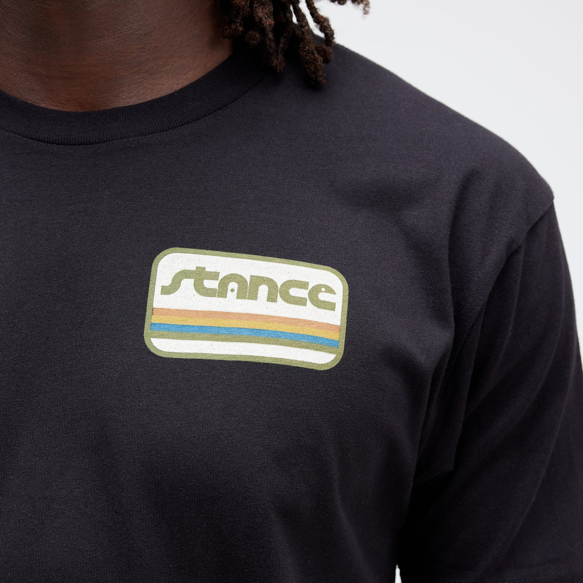 Stance Camino T-Shirt Black |model